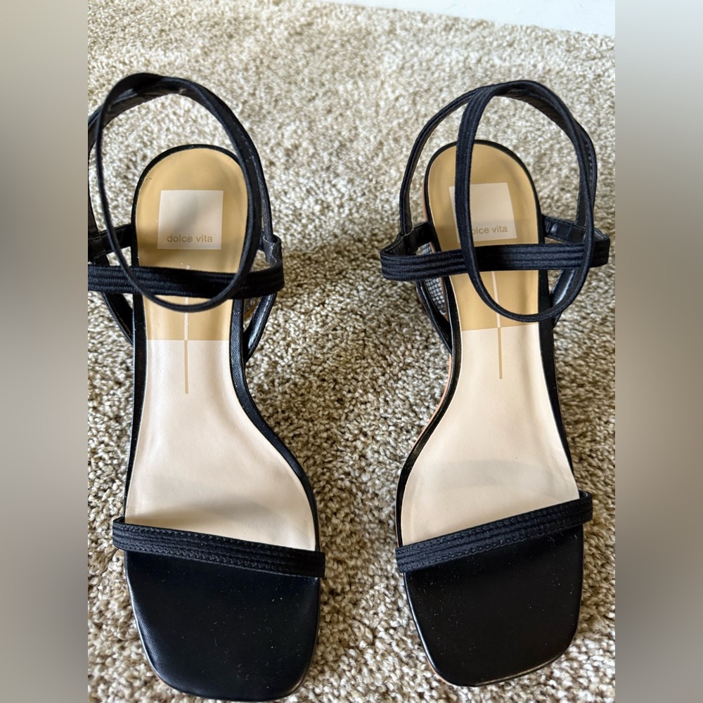 Dolce Vita Black Strappy Sandals